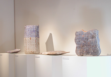 Ceramic sculptures 'Floating', 'Hidden Message', '' and 'In Motion'